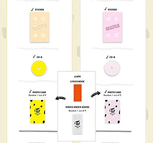 Vista 3 de TWICE TWICECOASTERLANE2 Special Album Random Ver CDPhoto CardLyrics BookStickerKnockKnockGoodsTracking Number