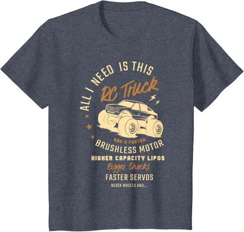 Vista 18 de Todo lo que necesito es este camión RC y una camiseta sin escobillas más rápida RC Motor Negro