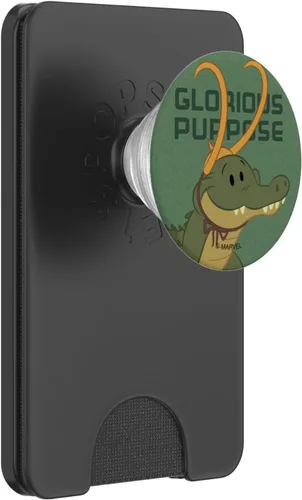Vista 7 de Marvel Loki Variants Alligator Loki Glorious Purpose PopSockets intercambiables PopGrip