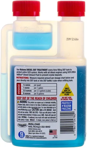 Vista 2 de Rislone 4780 Tratamiento Diesel DEF Previene la cristalización del fluido AdBlue/DEF, 8 oz