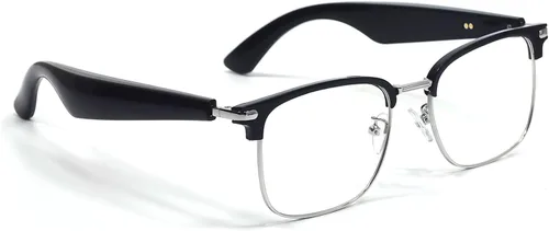 Vista 9 de Xmenha Gafas inteligentes con Bluetooth para mujer, altavoz de audio, lentes Bluetooth con altavoces, gafas de sol inteligentes de cristal azul
