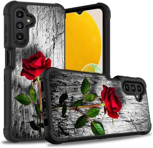 Vista 9 de Funda protectora para Samsung Galaxy A13 5G, resistente 3 en 1, de plástico duro híbrido y silicona suave, a prueba de golpes, funda protectora