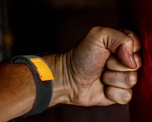 Vista 6 de Compatible con Garmin, Banda Deportiva de Nylon de Bucle de Montaña para fēnix/Forerunner/Approach/MARQ/quatix/Serie D2, Banda de Reemplazo Negro