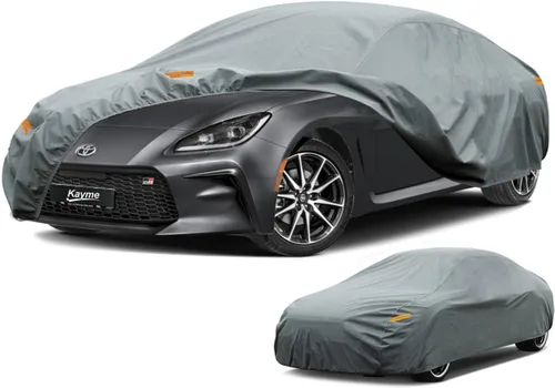 Vista 246 de Kayme Funda de Coche de Servicio Pesado Impermeable para Todo Tipo de Clima, Ajuste Personalizado para Tesla Model S, Cubierta Exterior Completa