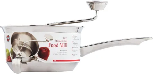 Vista 3 de Norpro, Silver - Molinillo multiusos para alimentos, acero inoxidable, 2 cuartos de galón