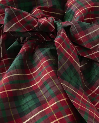 Vista 2 de Gymboree Vestido elegante de otoño a cuadros de manga corta para mujer
