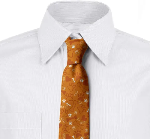 Vista 3 de Lunarable Corbata multicolor moderna para hombre