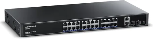 Vista 11 de Conmutador Ethernet Gigabit no administrado de 5 puertos, concentrador de red AUMOX PRO Home, divisor Ethernet de oficina, Plug-and-Play