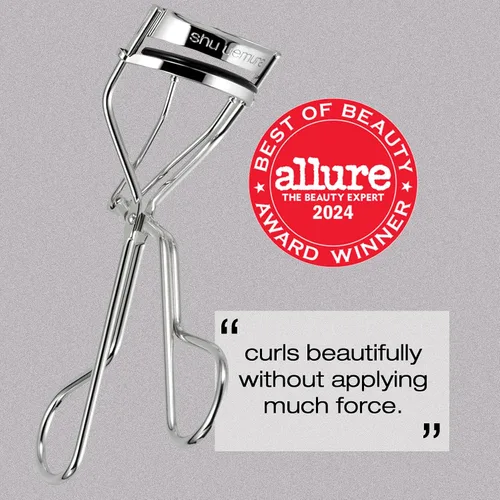 Vista 2 de Shu Uemura Iconic Eyelash Curler, Achieve Precise Control and Long-Lasting Curl - Includes Silicone Replacement Pad. Professional Makeup Artist Tool