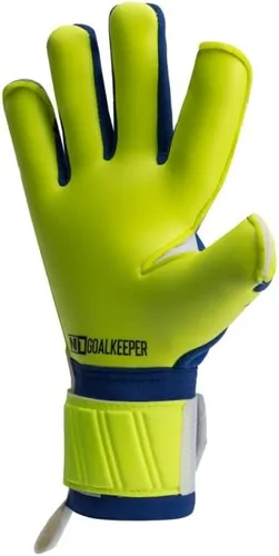 Vista 5 de N1 Goalkeeper gloves Ares Kids. Guantes de fútbol juvenil con corte Ergoroll y palma de látex alemana. Guantes de portero de fútbol para niños