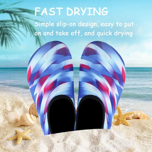 Vista 5 de ANLUKE Zapatos de agua para niños y niñas calcetines acuáticos de secado rápido para la playa natación deportes al aire libre para niños pequeños