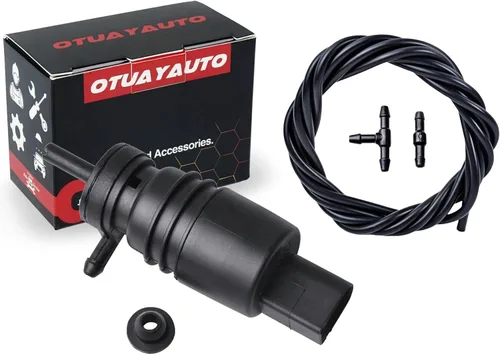 Vista 22 de OTUAYAUTO - Bomba de lavado de parabrisas de repuesto para Jeep, Dodge, Chrysler, Volkswagen, Audi, BMW, Chevrolet, bomba de líquido de lavado