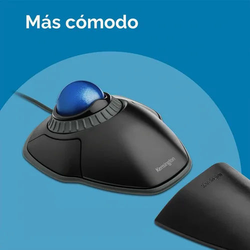 Vista 2 de Kensington Orbit Trackball Mouse con anillo de desplazamiento (K72337US), 4 1/2X5 1/2X2