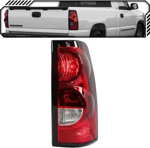 Vista 4 de Luz trasera Chevy Silverado Chevrolet 2004-2007 (2005 2006 04 05 06 07) - Lado del pasajero - Luz trasera Chevrolet con certificación DOT - Lado
