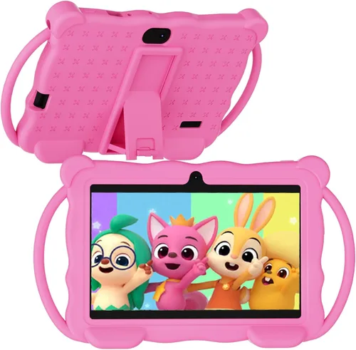 Vista 7 de Tableta para Niños de 7 Pulgadas Android 14.0 para Niños Pequeños, 4GB RAM 32GB ROM Bluetooth Pantalla IPS Google Play YouTube Control Parental