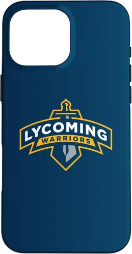 Vista 19 de Lycoming Warriors Sword & Shield Logo Lycoming College Case for iPhone 16