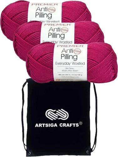 Vista 56 de Premier Yarns Antibolitas para todos los días Blancanieves 100-1 Dn100-1-Snow-White