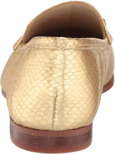 Vista 3 de Sam Edelman Mocasines Loraine para mujer, Oro Boa Metálico