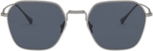 Vista 2 de GIORGIO ARMANI Man Sunglasses Matte Gunmetal Frame, Grey Lenses, 53MM