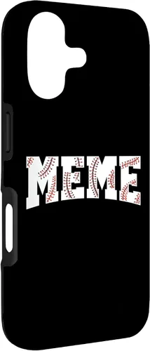 Vista 3 de Baseball Meme Grandma Gift for Grandon's Game Day Case for iPhone 17