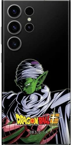 Vista 6 de Skinit Calcomanía para teléfono compatible con Galaxy S23 Ultra, diseño oficial de Dragon Ball Super Goku Negro - DBZSPR04