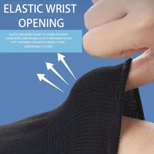 Vista 7 de KkaFFe Guantes de trabajo ligeros para hombres y mujeres con medio dedo, transpirables, sin dedos, para construcción, nailon, fitness, ciclismo