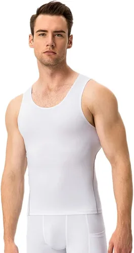 Vista 2 de Paquete de 13 camisetas sin mangas de compresión para hombres, culturismo, gimnasio, atlética, ajustadas, camisetas de entrenamiento