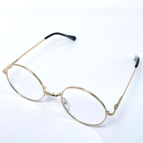 Vista 4 de Coffee Cake Eyewear Lente clara del marco metálico redondo pequeño retro para los hombres y las mujeres sin receta