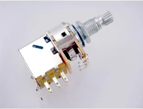 Vista 9 de gazechimp Potenciómetro de guitarra de 0.709 in de largo con control de empuje, 2 unidades, A25K