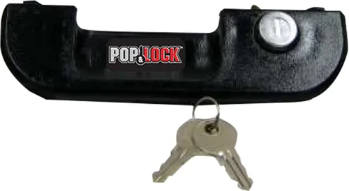 Vista 15 de Pop & Lock Cerradura manual de puerta trasera para Toyota Tacoma, Negro Arena Perla