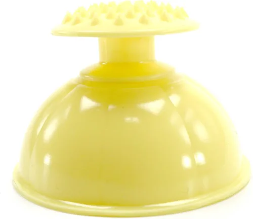 Vista 5 de LENITH Taza de palma de silicona para mamá para eructar ayudante flema esputo masaje puntiagudo amarillo