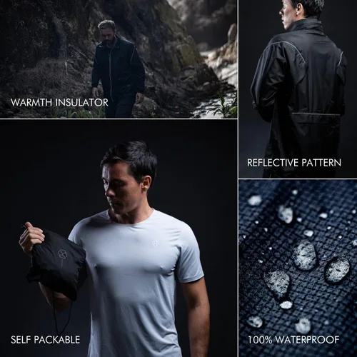 Vista 5 de GRAPHENE-X Nomad(e) Chaqueta ultraligera. Impermeable, transpirable, resistente a la abrasión, membrana integrada de grafeno., Multi