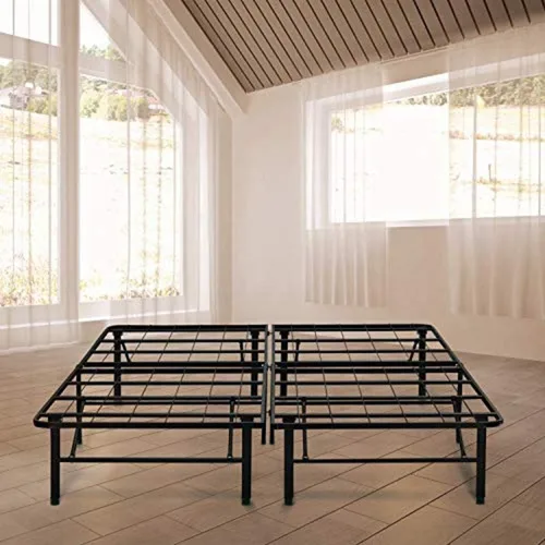Vista 7 de Boyd Sleep Accesorio de marco de cama con plataforma elevada: soportes de cabecero/estribo, negro, juego de 2, talla única (BBSMBRACK)