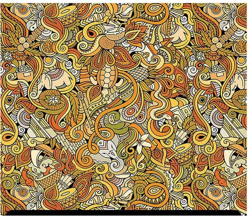 Vista 11 de HTV con estampado de animales (19.66 x 36 pulgadas) - Leopardo arcoíris