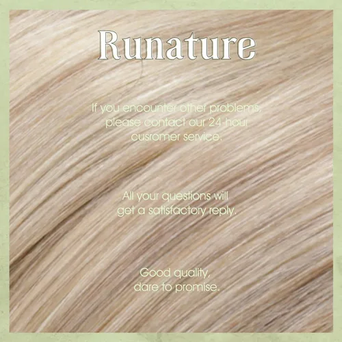Vista 139 de RUNATURE Extensiones de cabello humano con punta en U, color marrón ceniza a rubio platino