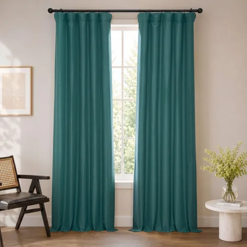 Vista 27 de HPD Half Price Drapes Bellino - Cortinas de oscurecimiento de habitación de 63 pulgadas de largo, para dormitorio y sala de estar (1 panel), 50