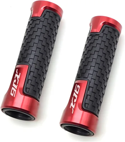 Vista 3 de Motorcycle Handlebar Grips Motorcycle Handlebar Grip Handle Bar Motorbike Handlebar Grips for Yamaha XJ6N XJ6 Diversion 2009-2016 2010 2011 2012 Red