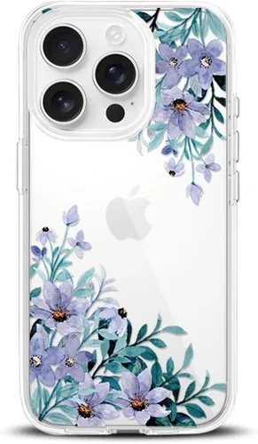 Vista 16 de Compatible con iPhone 14, funda protectora de encaje negro transparente con flores florales a prueba de golpes, parte trasera dura, delgada, bonita