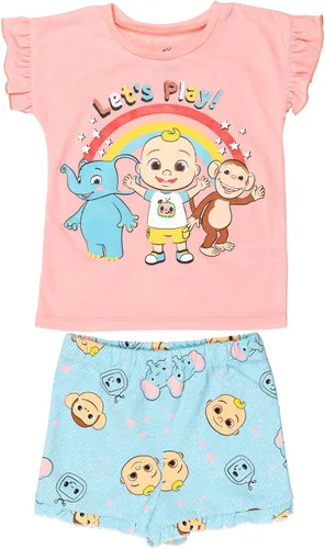 Vista 5 de CoComelon JJ - Conjunto de camiseta y pantalones cortos