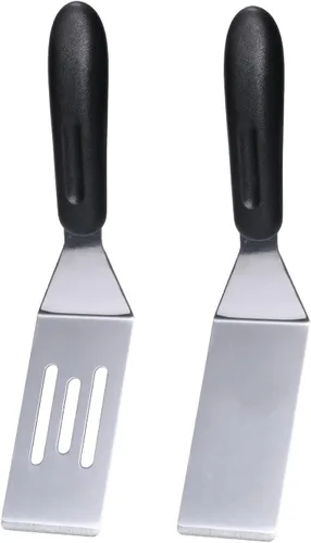 Vista 8 de Pequeña espátula de metal, mini Turner de acero inoxidable para hornear(1)