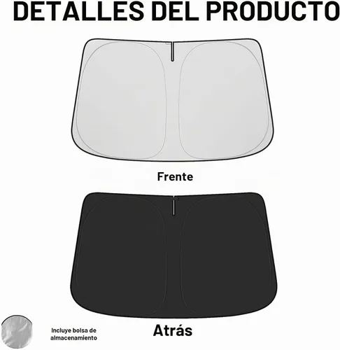 Vista 7 de Parasol mejorado para parabrisas Honda 2007-2022 CRV, accesorios plegables, parasol plegable, protección contra rayos UV