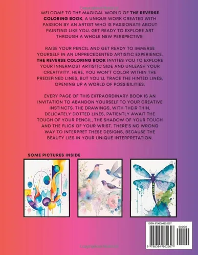Vista 2 de THE REVERSE COLORING BOOK Enjoy coloring in reverse