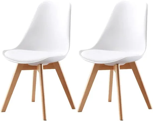 Vista 45 de Sillas de comedor modernas, silla lateral tapizada para el hogar, silla auxiliar para sala de conferencias, silla de comedor, silla de comedor sin