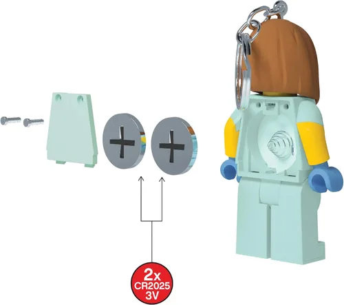 Vista 9 de LEGO - Llavero de enfermera con luz y bolsa de silicona