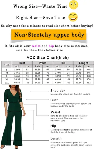 Vista 6 de Overol elegante de verano para mujer con cintura alta pierna ancha pantalones largos