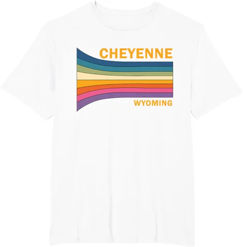 Vista 11 de Retro Vintage 70s Cheyenne Wyoming camiseta