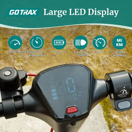 Vista 4 de Gotrax Electric Scooter for Adults, 8.5" Tire Max14 Miles&15.5Mph by 250W