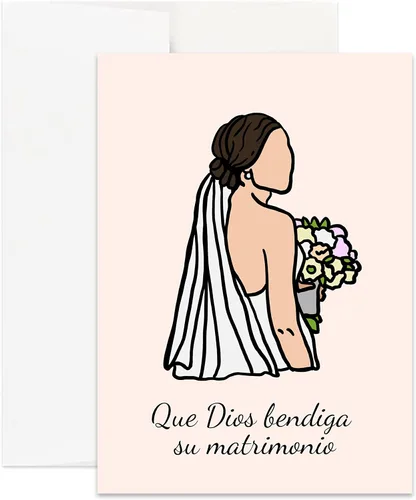 Vista 6 de Tarjeta de Boda Cristiana ara Tarjeta de Boda Tarjeta de Matrimonio de Boda Cristiana, Regalo Cristiano para Bodas (Paquete de 12)