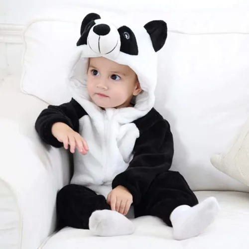 Vista 3 de Disfraz de animal para bebé, traje unisex para niños pequeños, disfraz de Halloween