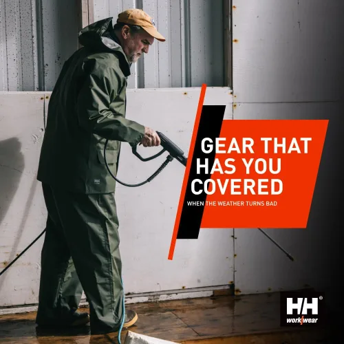 Vista 4 de Chamarra de lluvia Helly Hansen, para hombre